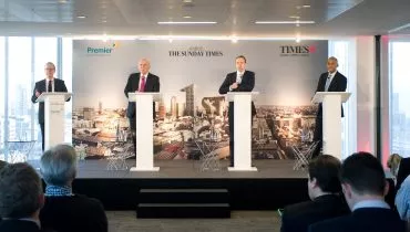 Political heavyweights go head-to-head at business debate