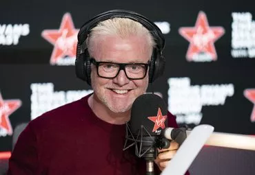 Chris Evans in his studio at the News building fo his first Virgin Radio breakfast show. 
Pictures by Dan Charity 
21-01-19