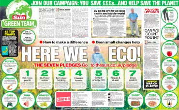 Sun asks readers to go green